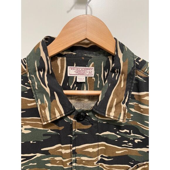 J.Crew - Wallace and Barnes Lightweight Camo Shirt Jacket - Green - Picture 3 of 6